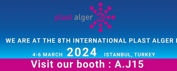 We are at the 8th International Plast Alger Fair.